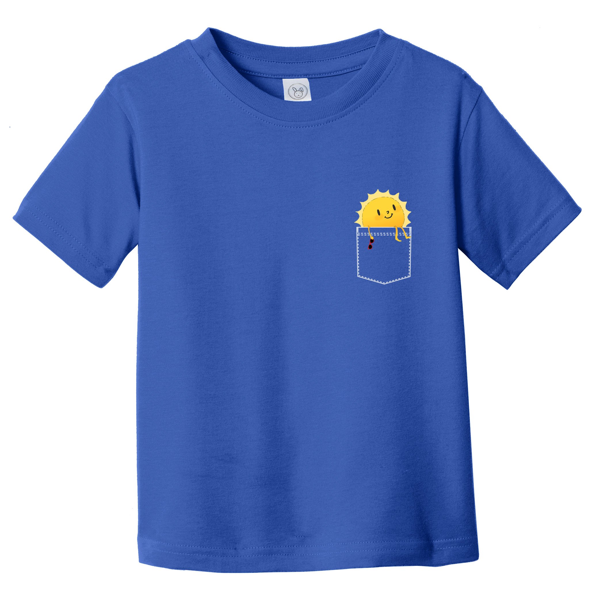 Cool Sunshine Sunny Pocket Design Toddler T-Shirt