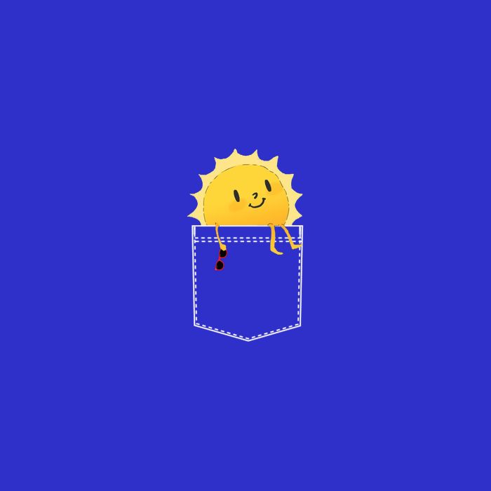 Cool Sunshine Sunny Pocket Design Toddler T-Shirt
