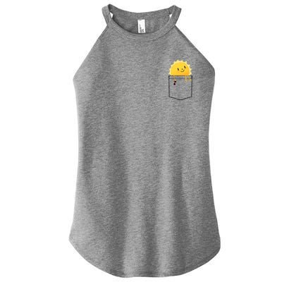 Cool Sunshine Sunny Pocket Design Women’s Perfect Tri Rocker Tank