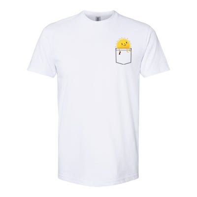 Cool Sunshine Sunny Pocket Design Softstyle® CVC T-Shirt