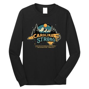 Carolina Strong Support & Pray For Carolina Strong Nc State Long Sleeve Shirt