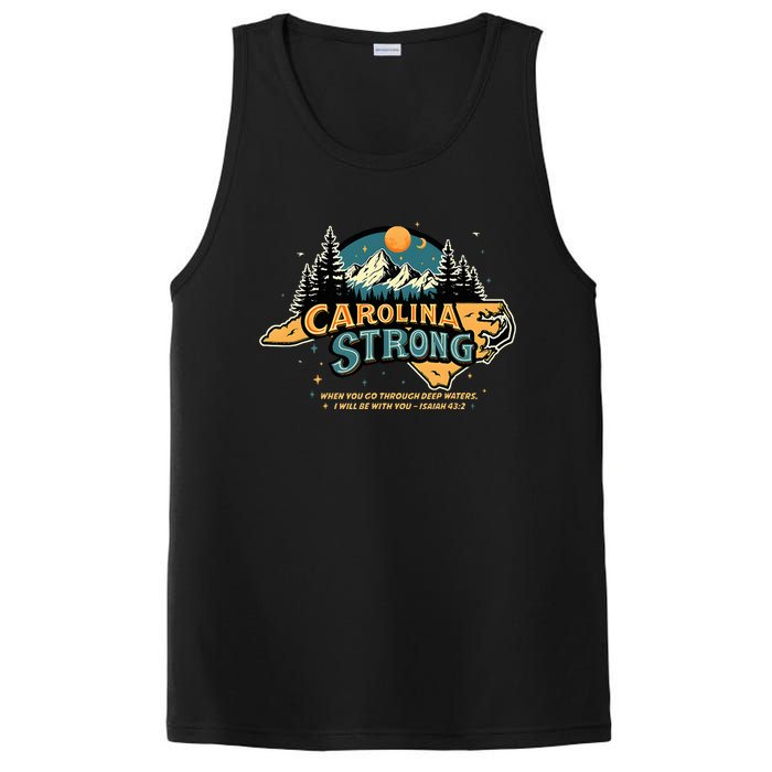 Carolina Strong Support & Pray For Carolina Strong Nc State PosiCharge Competitor Tank