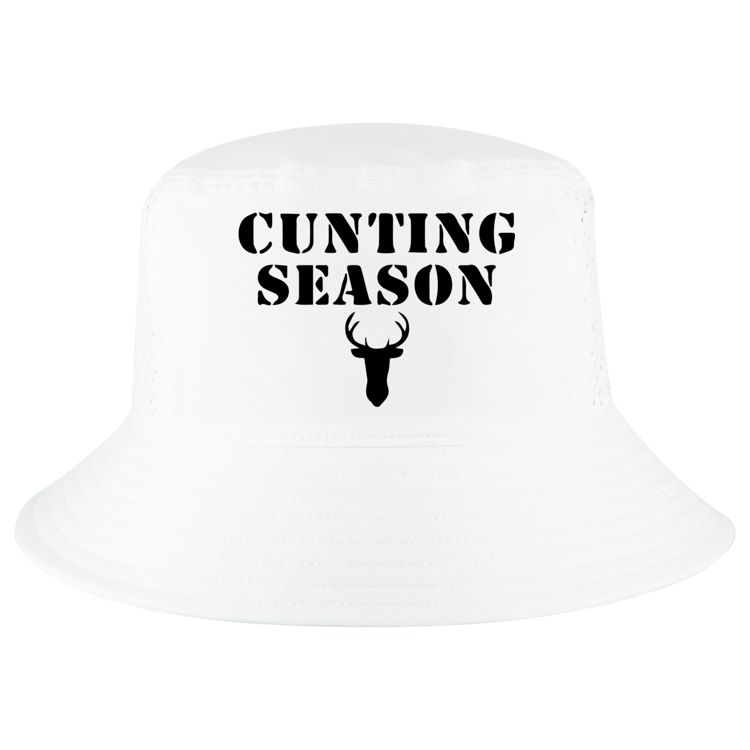 Cunting Season Shirt Funny Hunting Deer Season Cool Comfort Performance Bucket Hat