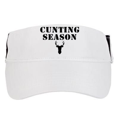 Cunting Season Shirt Funny Hunting Deer Season Adult Drive Performance Visor