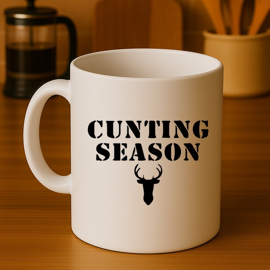Cunting Season Shirt Funny Hunting Deer Season Mug