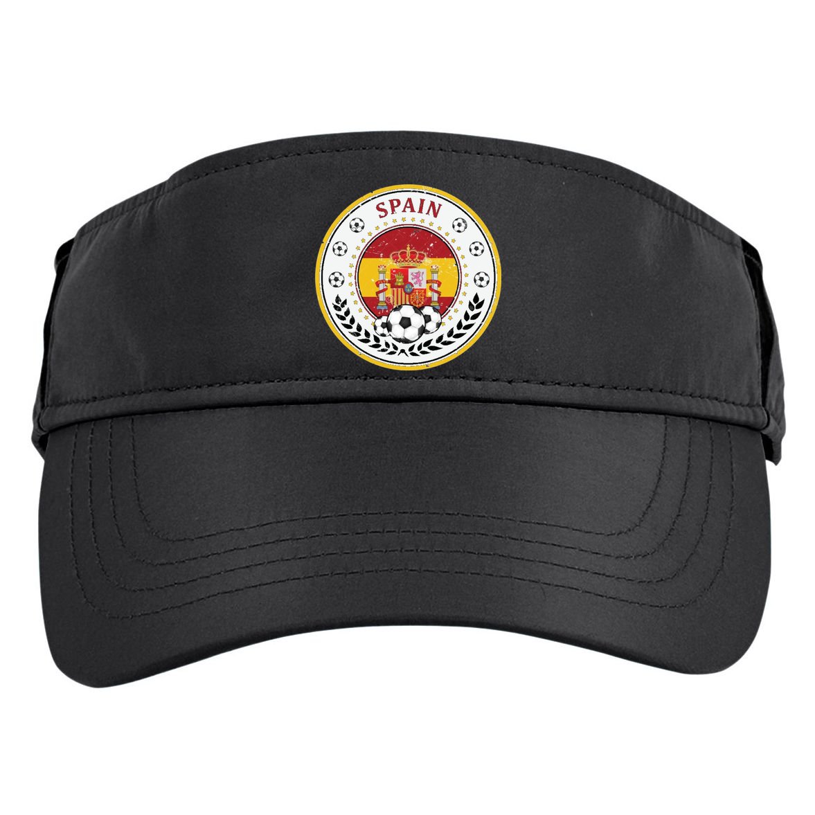 Cool Spain Soccer Logo Adult Drive Performance Visor
