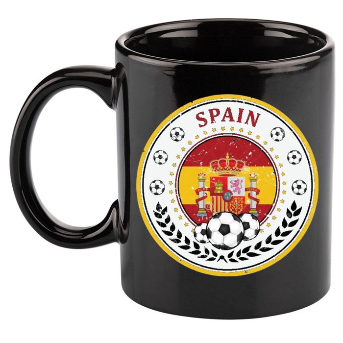 Cool Spain Soccer Logo 11oz C Handle Ceramic Mug