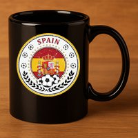 Cool Spain Soccer Logo 11oz C Handle Ceramic Mug