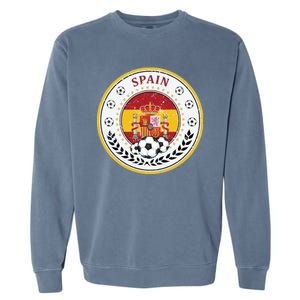 Cool Spain Soccer Logo Garment-Dyed Sweatshirt