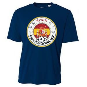 Cool Spain Soccer Logo Cooling Performance Crew T-Shirt