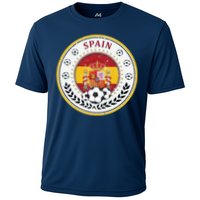 Cool Spain Soccer Logo Cooling Performance Crew T-Shirt