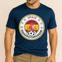 Cool Spain Soccer Logo Cooling Performance Crew T-Shirt