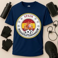 Cool Spain Soccer Logo Cooling Performance Crew T-Shirt