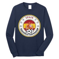 Cool Spain Soccer Logo Long Sleeve Shirt