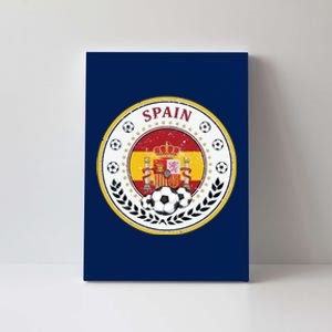 Cool Spain Soccer Logo Canvas