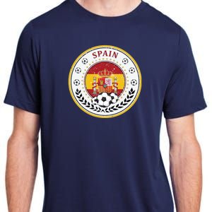 Cool Spain Soccer Logo Adult ChromaSoft Performance T-Shirt