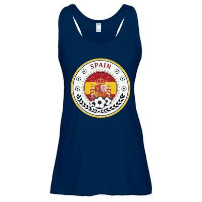 Cool Spain Soccer Logo Ladies Essential Flowy Tank