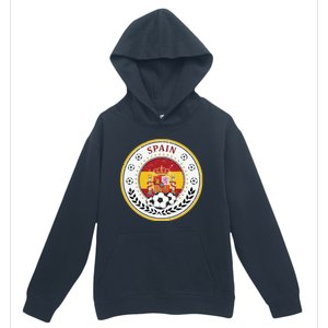 Cool Spain Soccer Logo Urban Pullover Hoodie