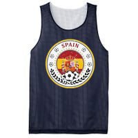 Cool Spain Soccer Logo Mesh Reversible Basketball Jersey Tank