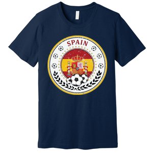 Cool Spain Soccer Logo Premium T-Shirt