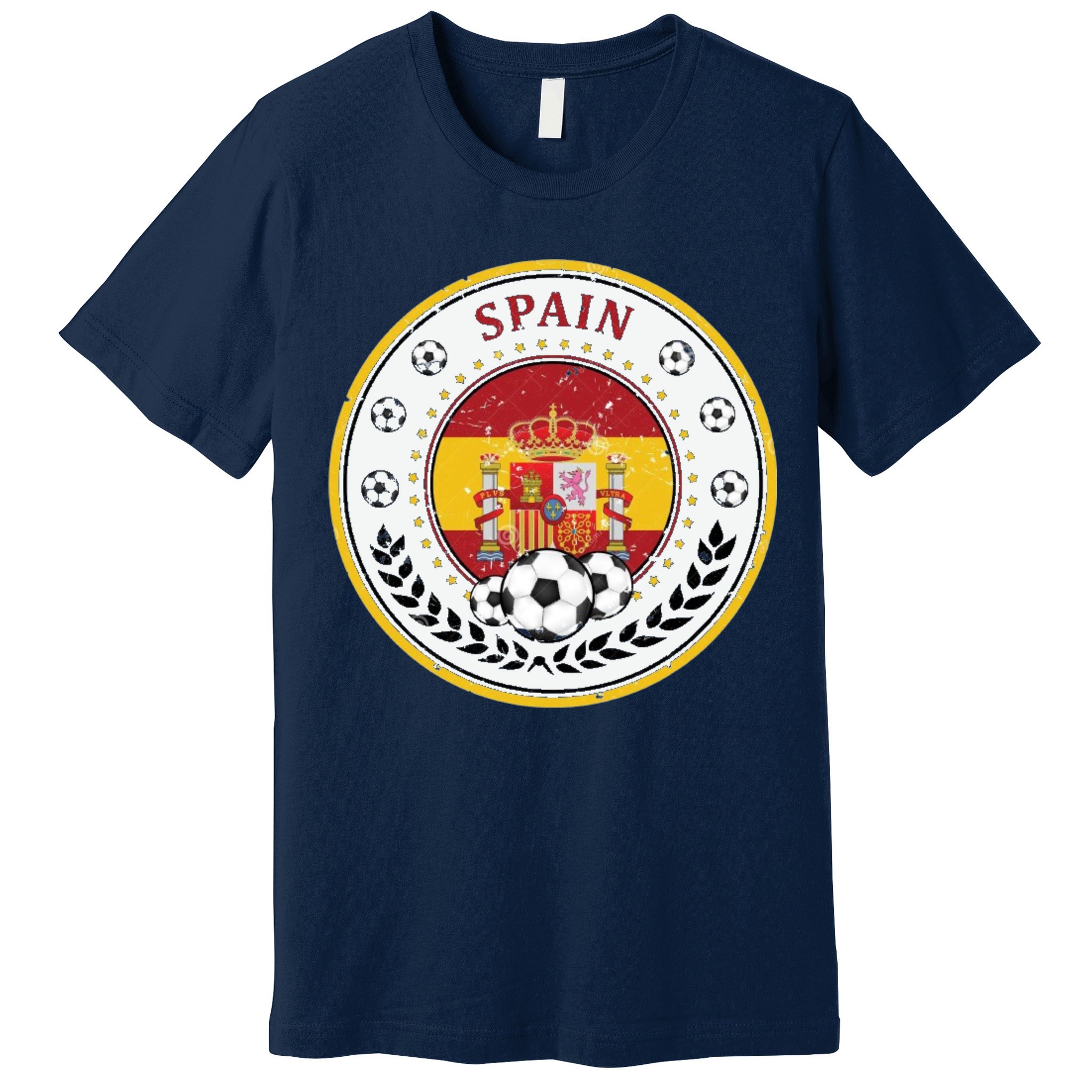 Cool Spain Soccer Logo Premium T-Shirt