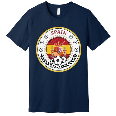 Cool Spain Soccer Logo Premium T-Shirt