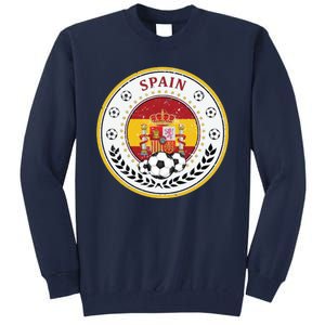 Cool Spain Soccer Logo Tall Sweatshirt