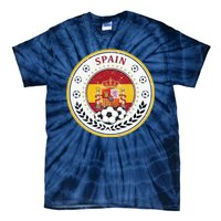 Cool Spain Soccer Logo Tie-Dye T-Shirt