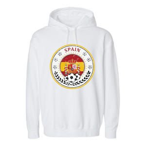 Cool Spain Soccer Logo Garment-Dyed Fleece Hoodie