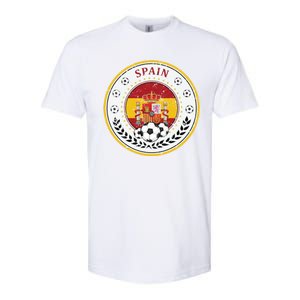 Cool Spain Soccer Logo Softstyle CVC T-Shirt