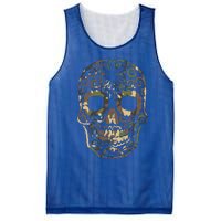 Camo Sugar Skull Calavera Dia De Muertos Mexican Halloween Mesh Reversible Basketball Jersey Tank