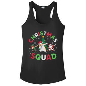 Christmas Squad Santa Gerbil Elf Dabbing Matching Pajamas Gift Ladies PosiCharge Competitor Racerback Tank