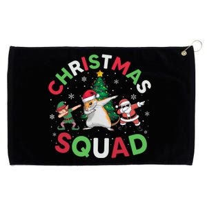 Christmas Squad Santa Gerbil Elf Dabbing Matching Pajamas Gift Grommeted Golf Towel