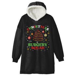 Christmas Surgery Squad Medical Surgical Nurse Rn Xmas Hooded Wearable Blanket