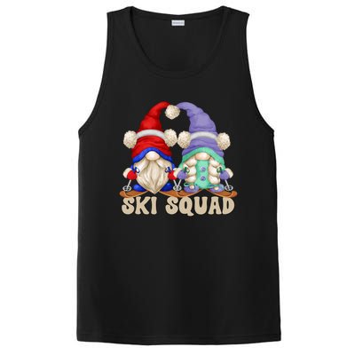 Cute Ski Squad Gnome Graphic For Ski Mom And Dad Love Skiing Gift PosiCharge Competitor Tank