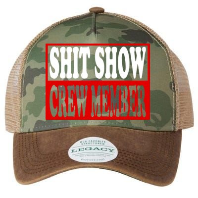 Cool Shit Show Crew Member For Adults Legacy Tie Dye Trucker Hat