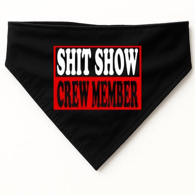 Cool Shit Show Crew Member For Adults USA-Made Doggie Bandana