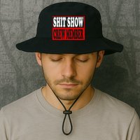 Cool Shit Show Crew Member For Adults Bucket Hat