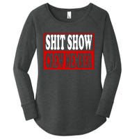 Cool Shit Show Crew Member For Adults Women's Perfect Tri Tunic Long Sleeve Shirt