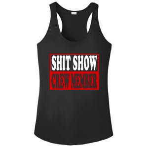 Cool Shit Show Crew Member For Adults Ladies PosiCharge Competitor Racerback Tank