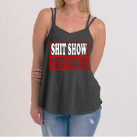 Cool Shit Show Crew Member For Adults Women's Strappy Tank