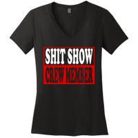 Cool Shit Show Crew Member For Adults Women's V-Neck T-Shirt