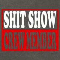 Cool Shit Show Crew Member For Adults Cotton Canvas Backpack