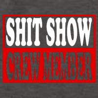Cool Shit Show Crew Member For Adults Vector Backpack