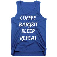 Coffee Sit Sleep Repeat Sitters Gift Tank Top