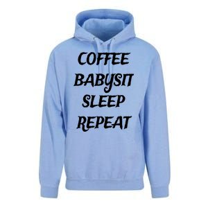 Coffee Sit Sleep Repeat Sitters Gift Unisex Surf Hoodie