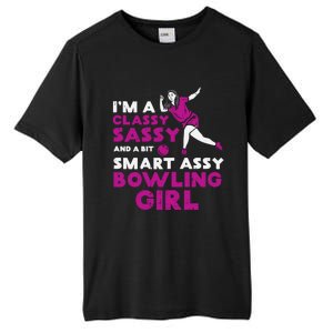 Classy Sassy Smart Bowling Girl Bowler Wo Girl Teen Tall Fusion ChromaSoft Performance T-Shirt