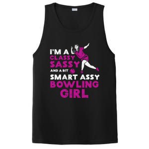 Classy Sassy Smart Bowling Girl Bowler Wo Girl Teen PosiCharge Competitor Tank