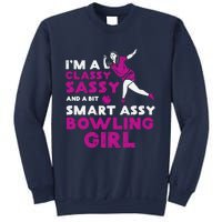 Classy Sassy Smart Bowling Girl Bowler Wo Girl Teen Sweatshirt