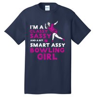 Classy Sassy Smart Bowling Girl Bowler Wo Girl Teen Tall T-Shirt